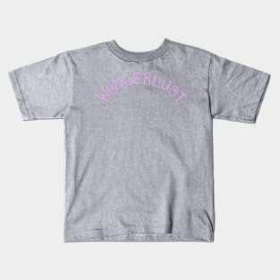 Wanderlust traveling Kids T-Shirt